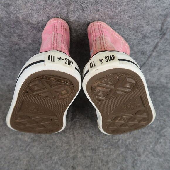 Converse Shoes Baby 5 Sneakers Chuck Taylor All Star Hi Top Pink Canvas Toddler - Picture 12 of 13
